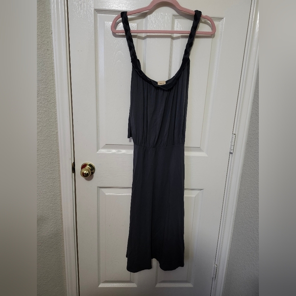 Ella Moss Anthropologie Vintage y2k Braided Scoop Neck Midi Dress S - Picture 8 of 12